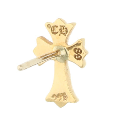 Chrome Hearts 22K CH Cross Fat Stud Earring Size ONE SIZE