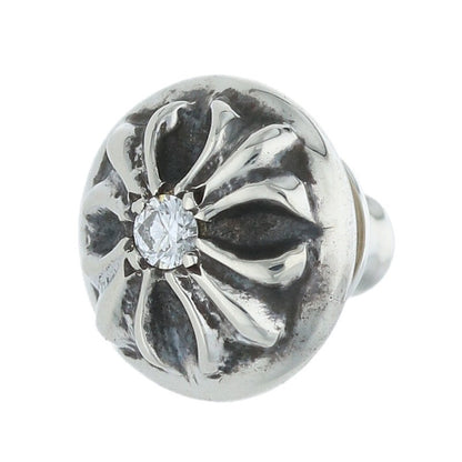 Chrome Hearts Cross Ball Stud Earring w/ Size ONE SIZE