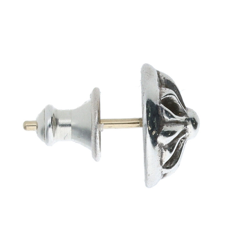Chrome Hearts Cross Ball Stud Earring Silver (Silver 1.64g)