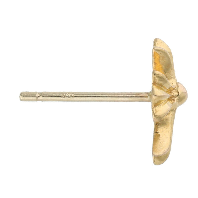 Chrome Hearts 22K No2 CH Cross Stud Earring Size ONE SIZE