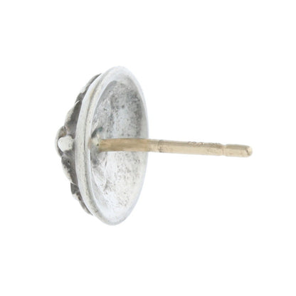 Chrome Hearts Silver Cross Ball Stud Single Size ONE SIZE