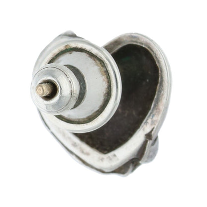 Chrome Hearts Silver Heart Stud Single Earring Size ONE SIZE