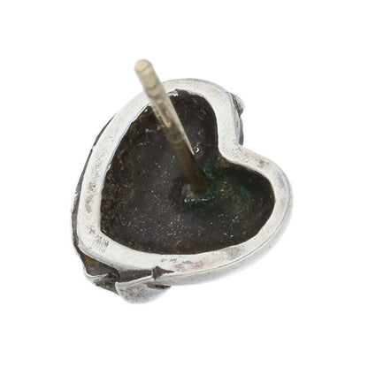 Chrome Hearts Silver Heart Stud Single Earring Size ONE SIZE