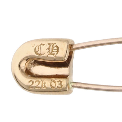 Chrome Hearts 22K Gold Safety Pin 1-Diamond Size ONE SIZE