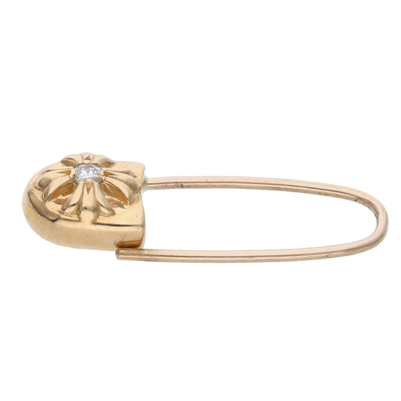 Chrome Hearts 22K Gold Safety Pin 1-Diamond Size ONE SIZE