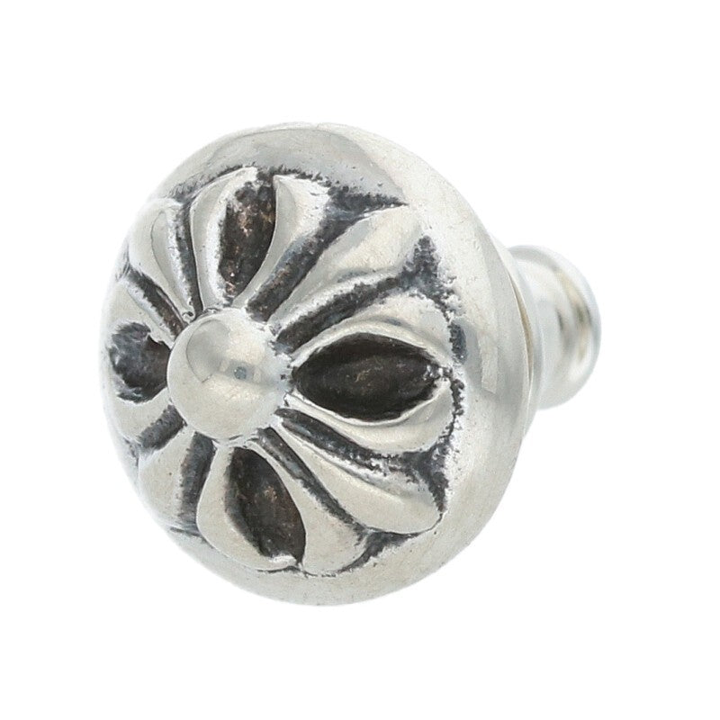 Chrome Hearts Silver Cross Ball Stud Single Size ONE SIZE