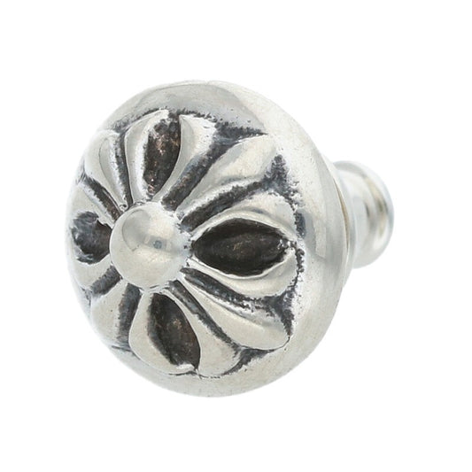 Chrome Hearts Silver Cross Ball Stud Single Size ONE SIZE