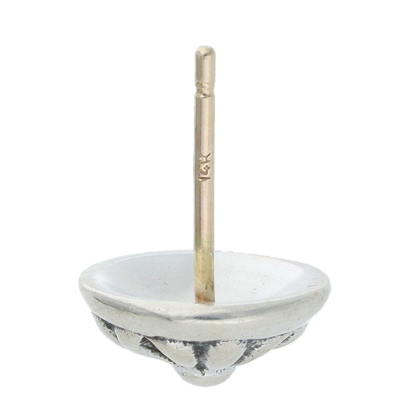 Chrome Hearts Silver Cross Ball Stud Single Size ONE SIZE