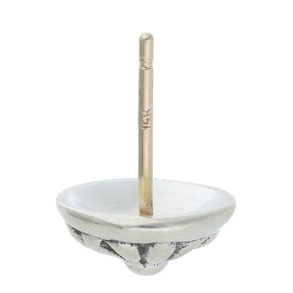 Chrome Hearts Silver Cross Ball Stud Single Size ONE SIZE