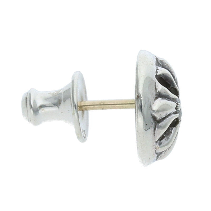 Chrome Hearts Silver Cross Ball Stud 1-Diamond Size Multi