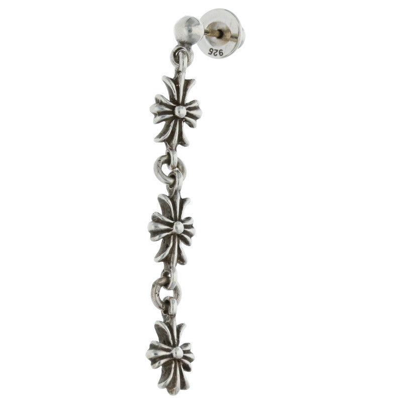 Chrome Hearts Silver Tiny E CH Plus 3 Drop Size ONE SIZE