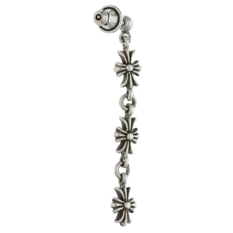 Chrome Hearts Silver Tiny E CH Plus 3 Drop Size ONE SIZE