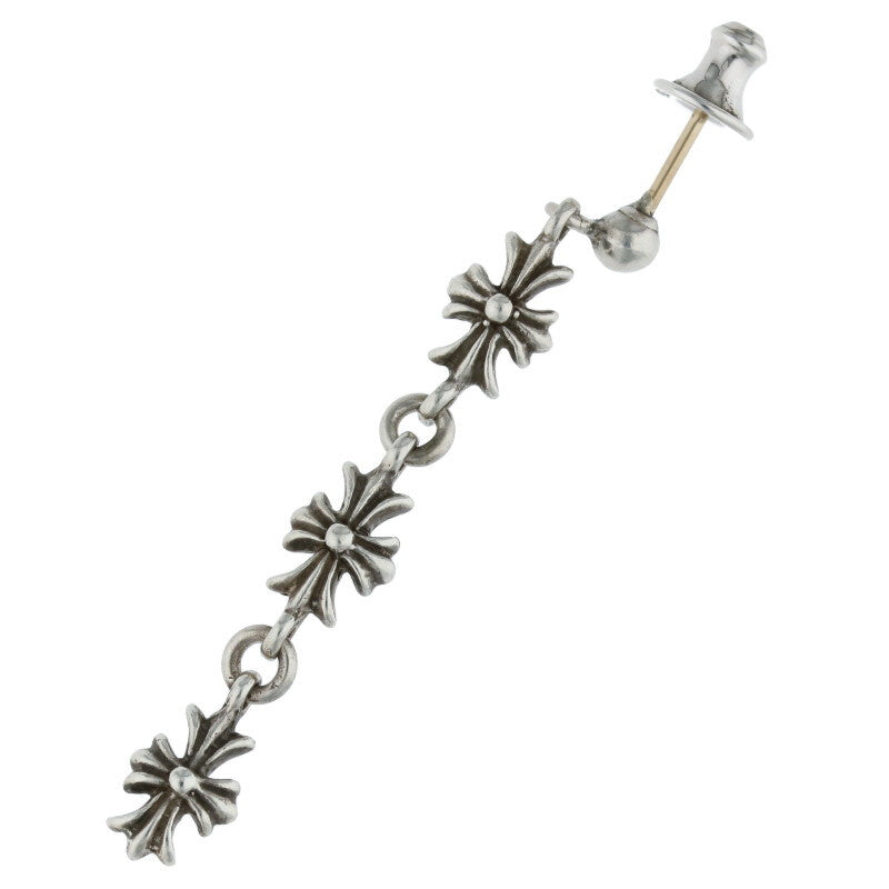 Chrome Hearts Silver Tiny E CH Plus 3 Drop Size ONE SIZE