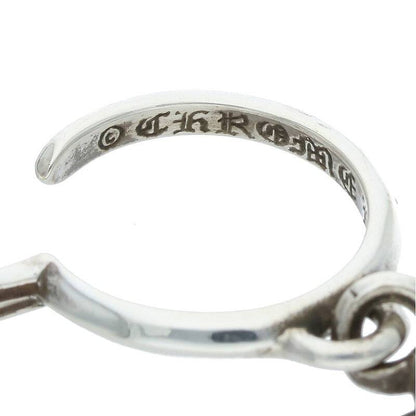 Chrome Hearts Silver Tiny CH Cross Hoop Single Size ONE SIZE