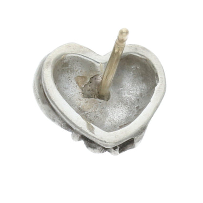 Chrome Hearts Silver Heart Stud Single Earring Size ONE SIZE