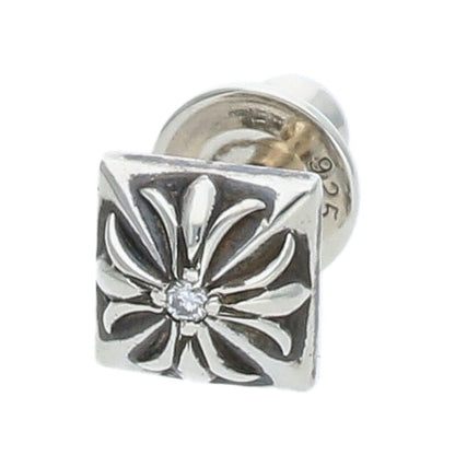 Chrome Hearts Silver Pyramid Stud 1-Diamond Size ONE SIZE