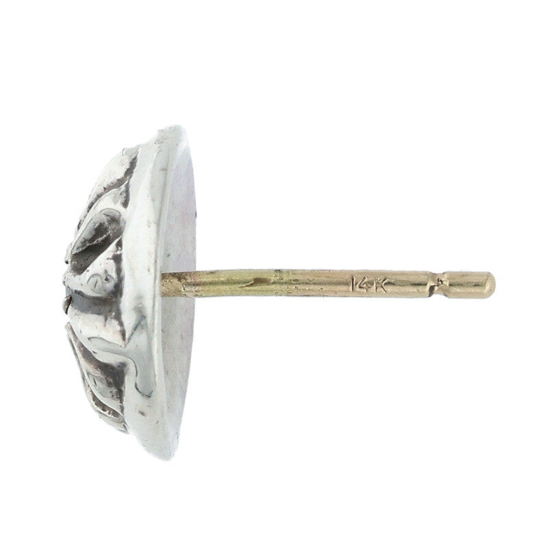 Chrome Hearts Silver Cross Ball Stud 1-Diamond Size ONE SIZE