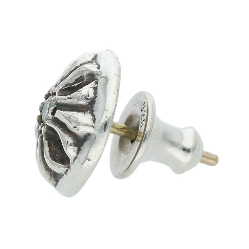 Chrome Hearts Silver Cross Ball Stud 1-Diamond Size ONE SIZE