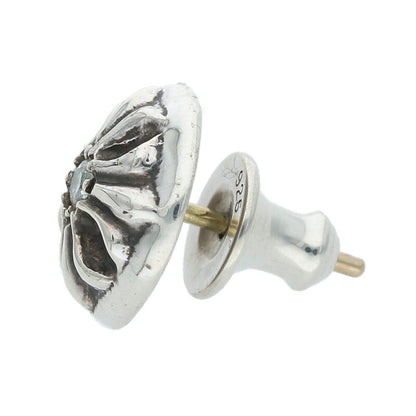Chrome Hearts Silver Cross Ball Stud 1-Diamond Size ONE SIZE