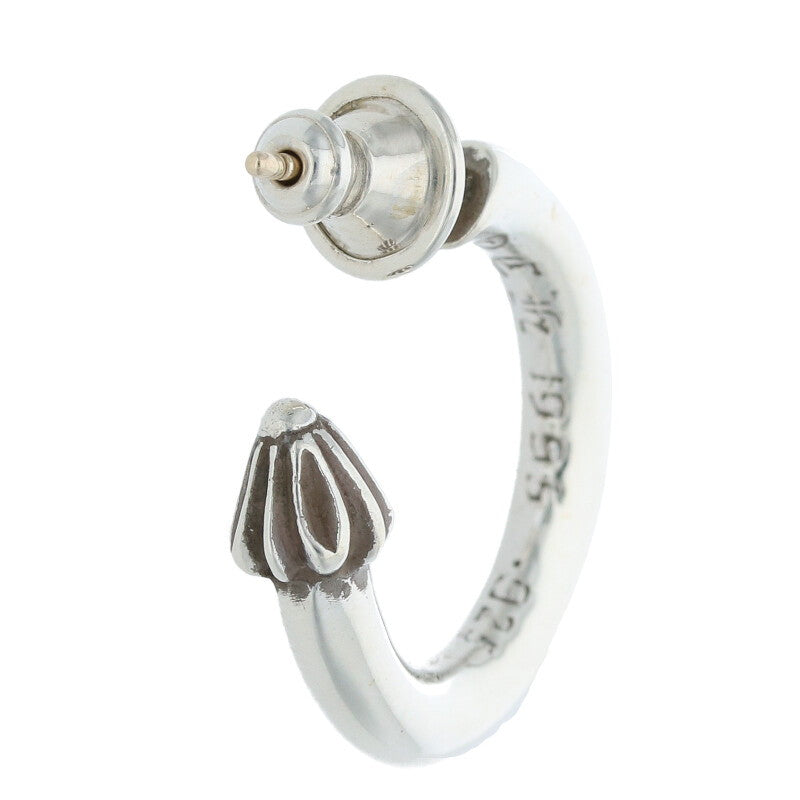 Chrome Hearts Hoop Plain Silver Earring Silver