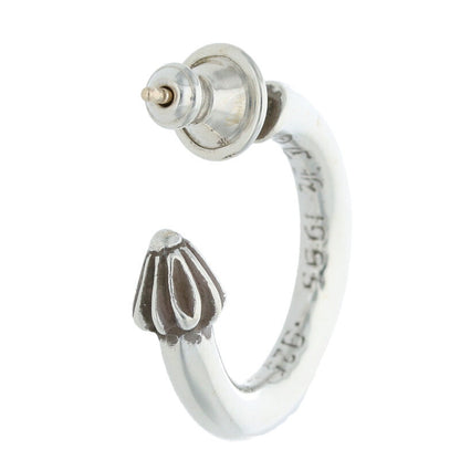 Chrome Hearts Hoop Plain Silver Earring Silver