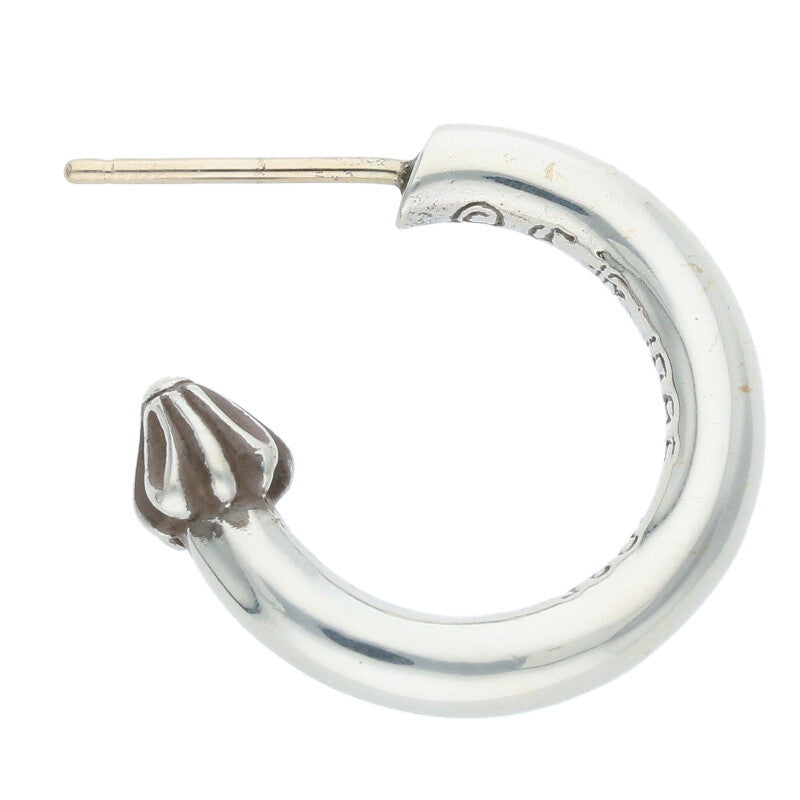 Chrome Hearts Hoop Plain Silver Earring Silver