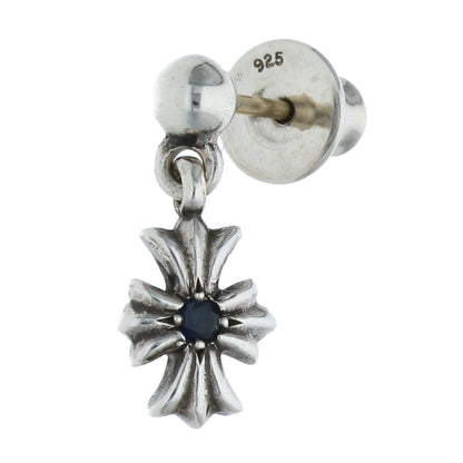Chrome Hearts Silver Tiny E CH Plus 1-Sapphire Size ONE SIZE