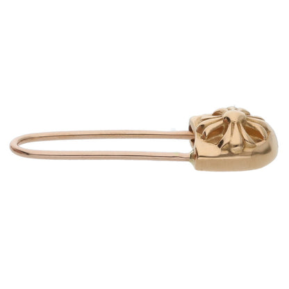 Chrome Hearts 22K 1 Diamond Safety Pin Earring Size ONE SIZE