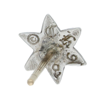 Chrome Hearts Star Stud Silver Earring Size ONE SIZE