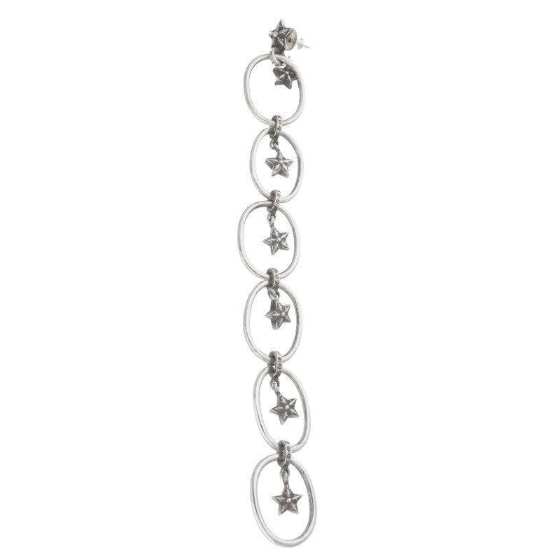 Chrome Hearts Paper Oval Star Drop Silver Size ONE SIZE