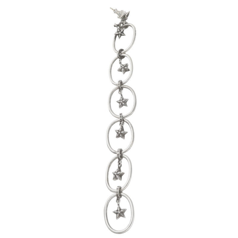 Chrome Hearts Paper Oval Star Drop Silver Size ONE SIZE