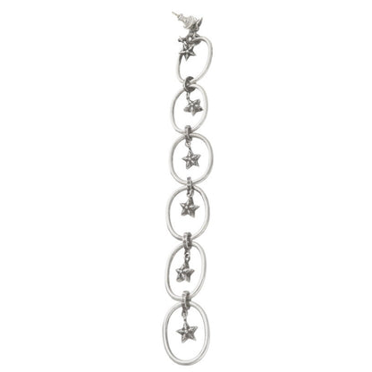Chrome Hearts Paper Oval Star Drop Silver Size ONE SIZE