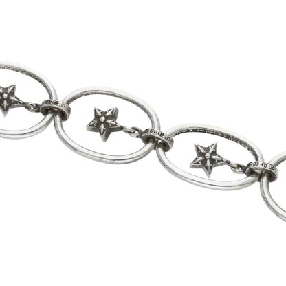 Chrome Hearts Paper Oval Star Drop Silver Size ONE SIZE