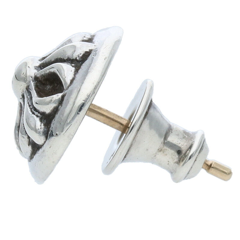 Chrome Hearts Cross Ball Stud Silver Earring Size ONE SIZE