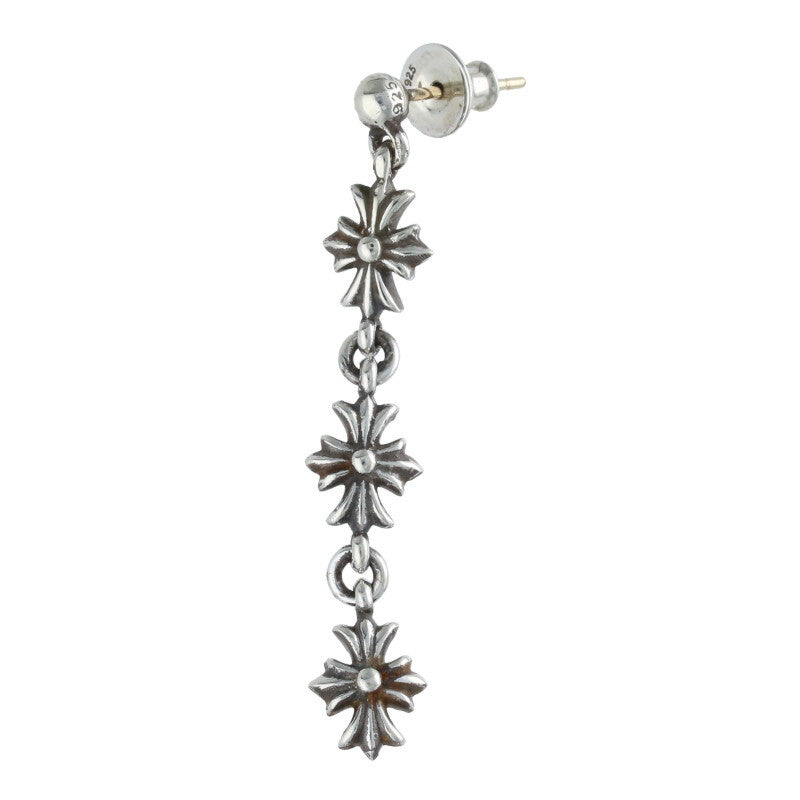 Chrome Hearts Tiny E CH Plus 3 Drop Silver Size ONE SIZE