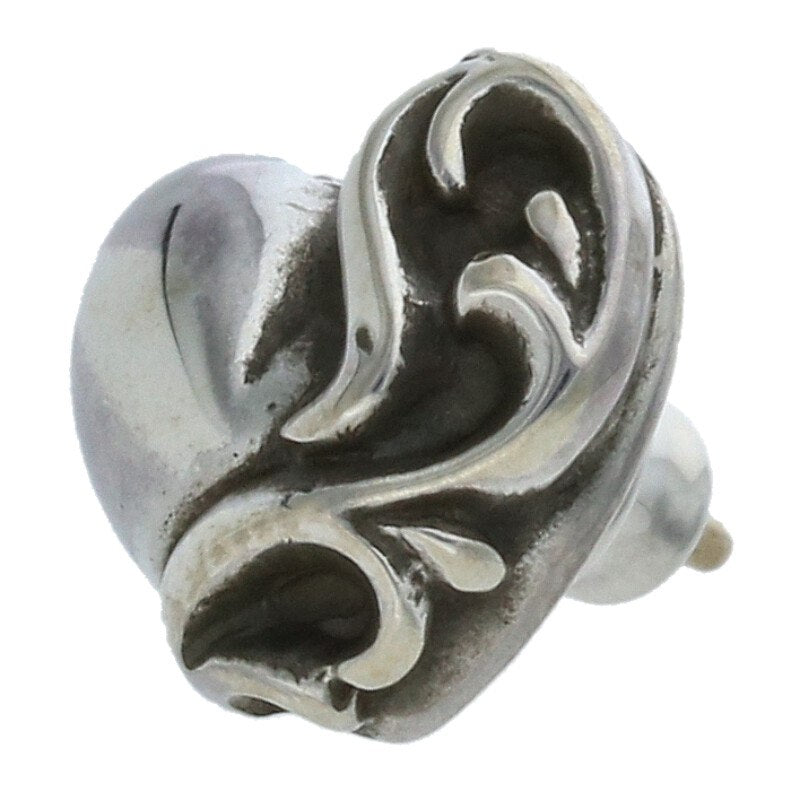 Chrome Hearts Heart Stud Silver Earring Size ONE SIZE