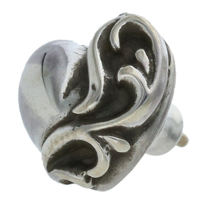 Chrome Hearts Heart Stud Silver Earring Size ONE SIZE