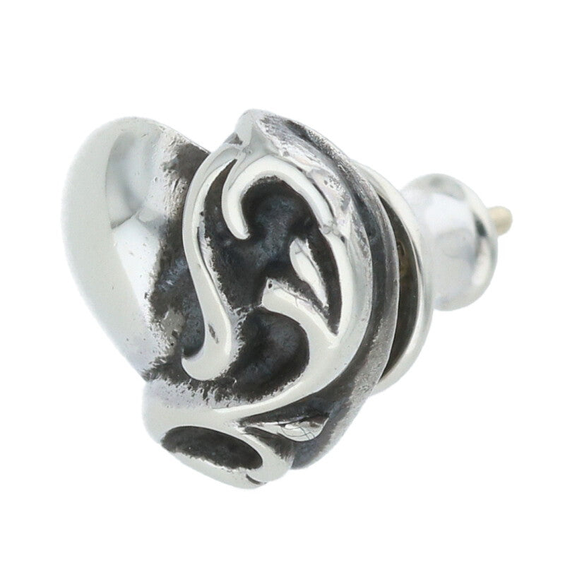 Chrome Hearts Heart Stud Silver Earring Size ONE SIZE