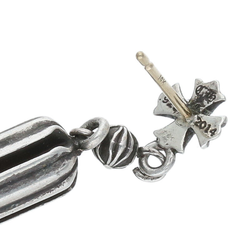 Chrome Hearts DANGLE CH PLUS Silver Earring Size ONE SIZE