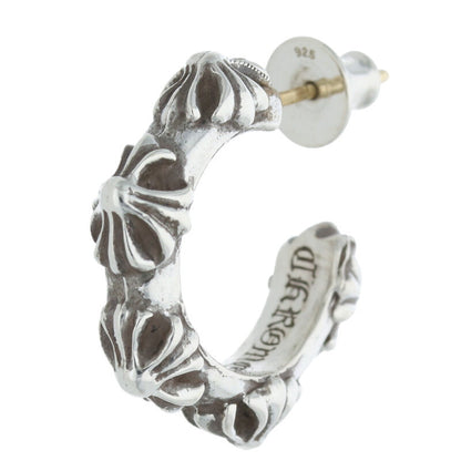 Chrome Hearts HOOP CROSS SML Silver Earring Size ONE SIZE