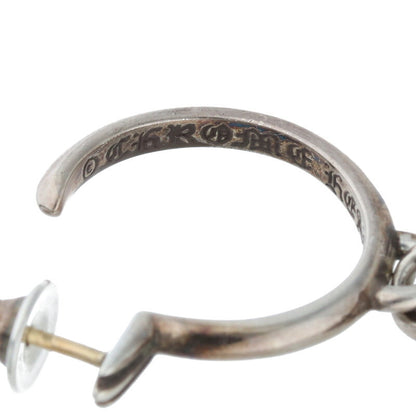 Chrome Hearts TINY CH CROSS Hoop Silver Size ONE SIZE