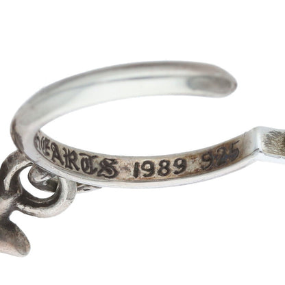 Chrome Hearts TINY CH CROSS Hoop Silver Size ONE SIZE