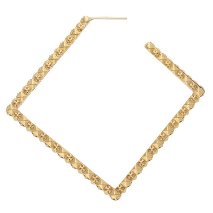 Chrome Hearts Square Pyramid 22K Gold Earring Size ONE SIZE