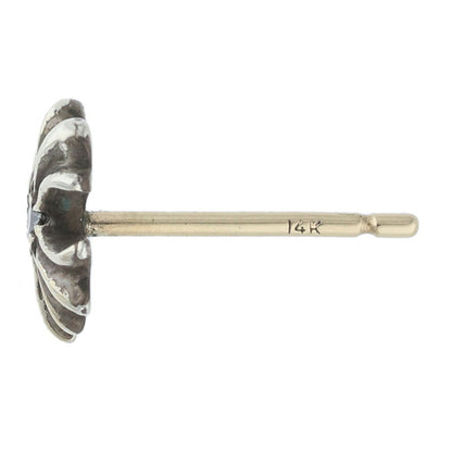 Chrome Hearts #2 CH Plus 1 Diamond Silver Stud Size ONE SIZE