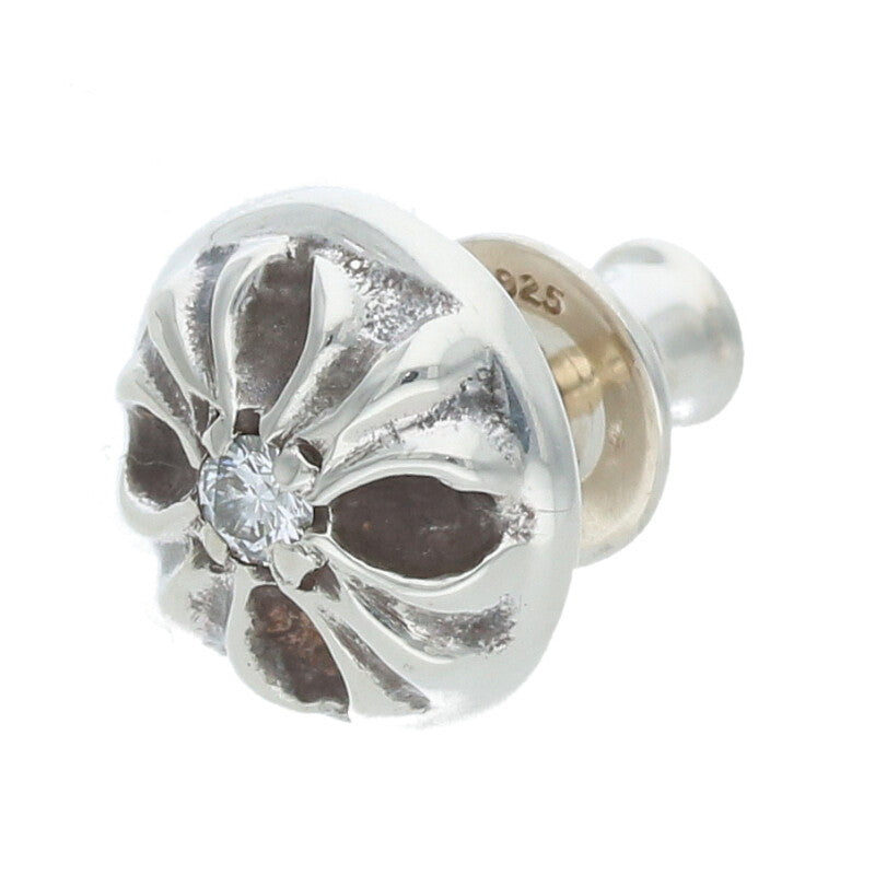 Chrome Hearts Cross Ball Stud 1 Diamond Silver Size Multi