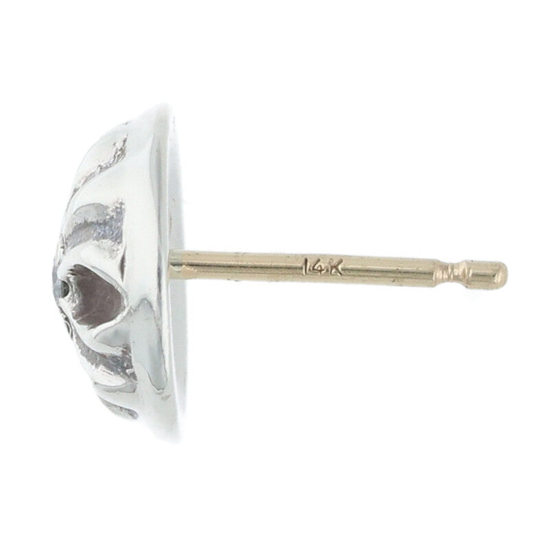 Chrome Hearts Cross Ball Stud 1 Diamond Silver Size Multi