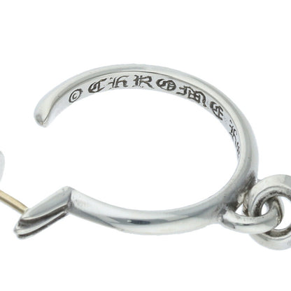 Chrome Hearts Tiny CH Cross Hoop Silver Size ONE SIZE