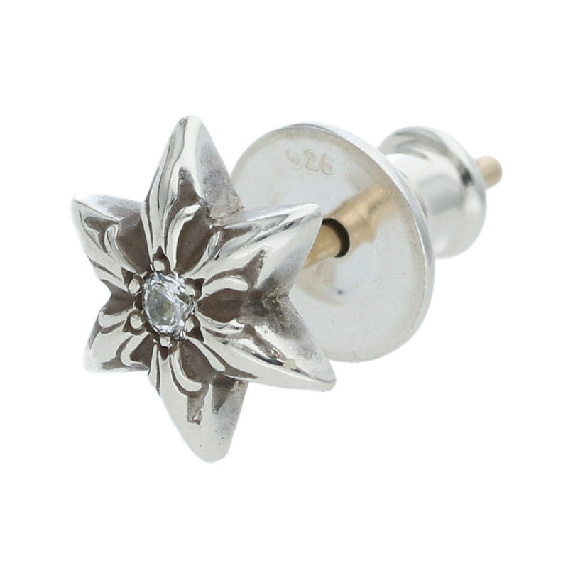 Chrome Hearts Star Stud 1 Diamond Silver Size ONE SIZE