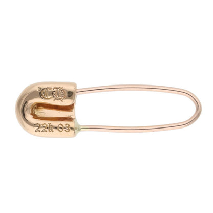 Chrome Hearts 22K Gold Safety Pin Earring Size ONE SIZE
