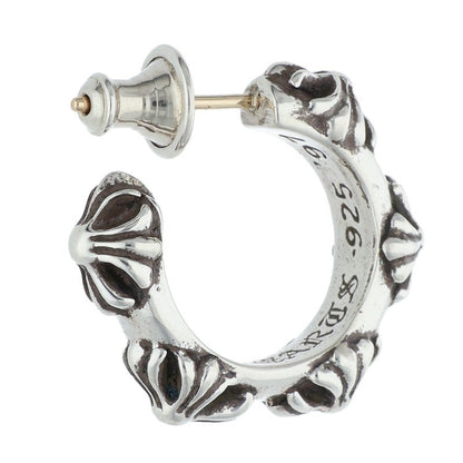 Chrome Hearts Cross Band Hoop Silver Earring Size ONE SIZE